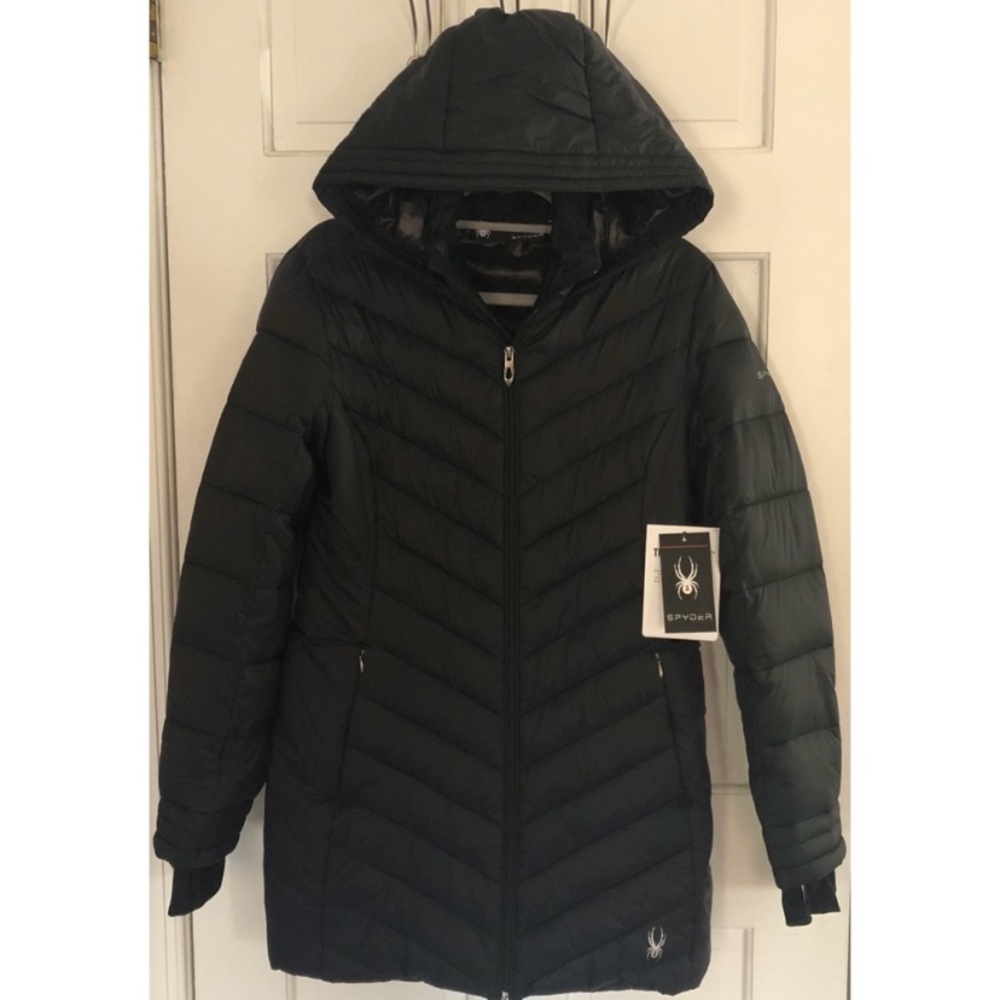 NWT SPYDER Boundless Quilted Long Jacket - Picture 9 of 16